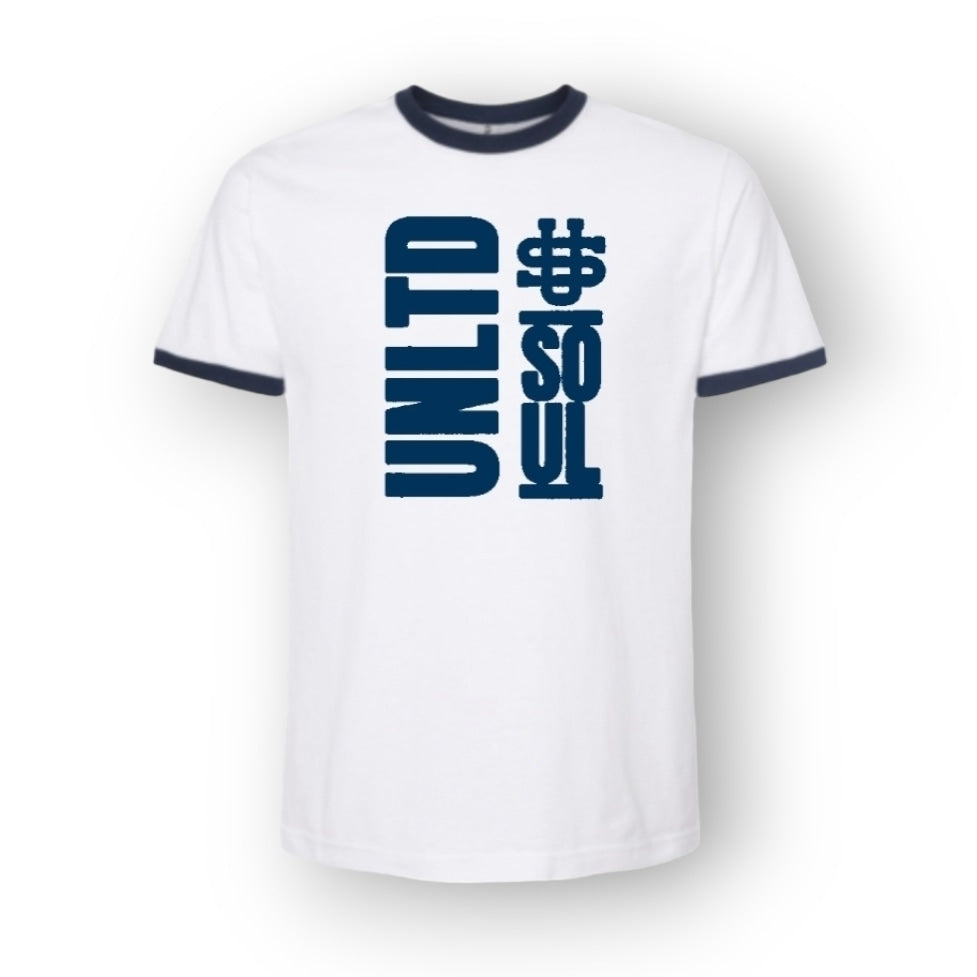 RINGER LOGO TEE (NAVY)