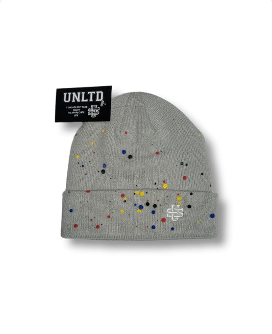 PAINT SPLATTER KNIT HAT