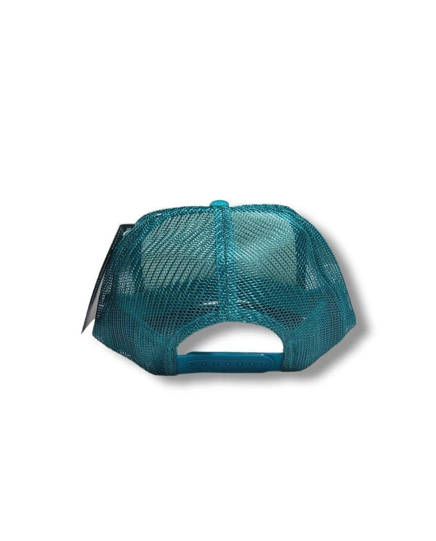 TRIPLE LOGO TRUCKER - TEAL