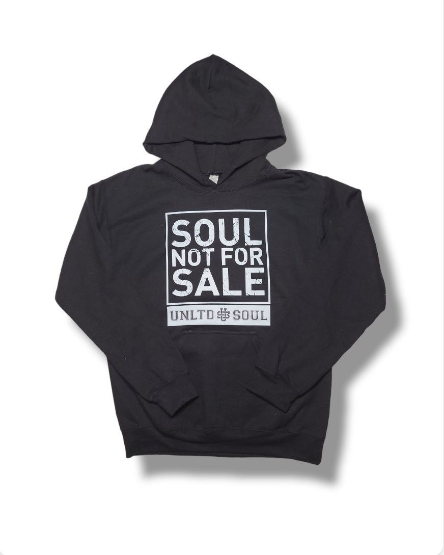 SOUL NOT FOR SALE HOODIE - BLACK